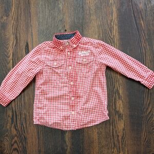 OshKosh B'gosh Red Plaid Button Down Shirt